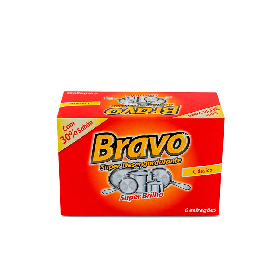 Bravo Esfregão Clássico 6 un