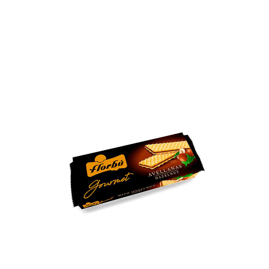 Florbú Gourmet Wafers Avelã 185 gr
