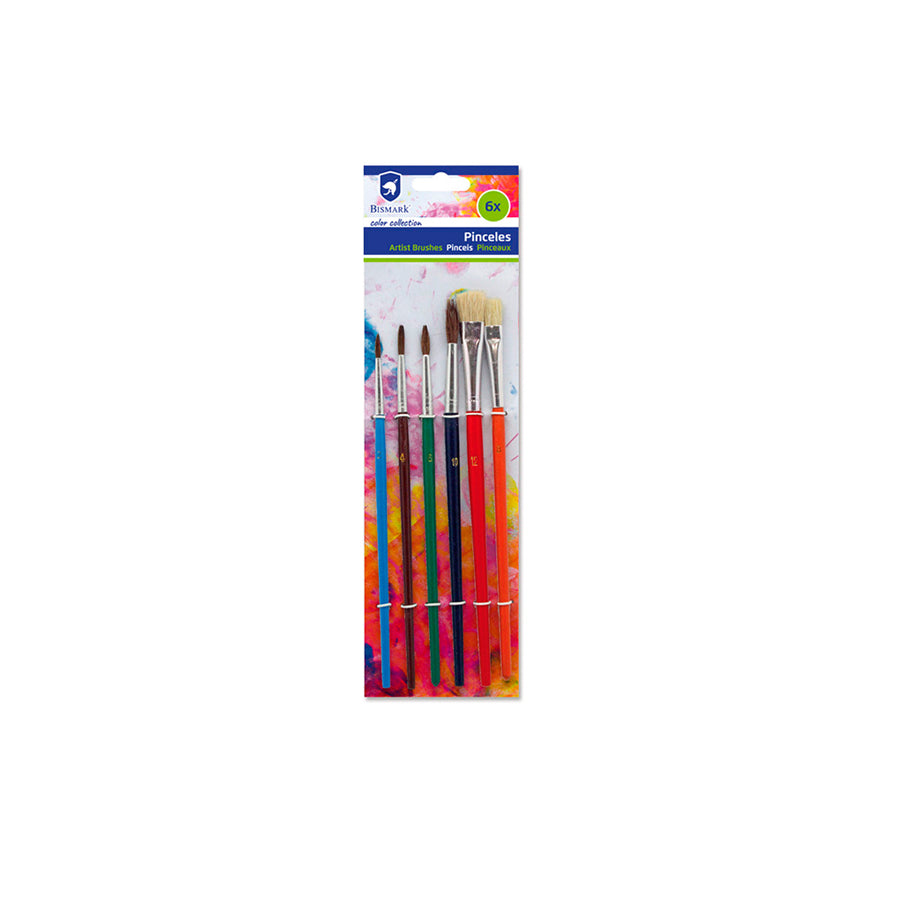Bismark Pack 6 Pincéis Sortidos
