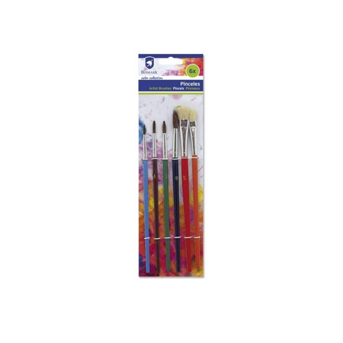 Conjunto 6 Pincéis Sortidos