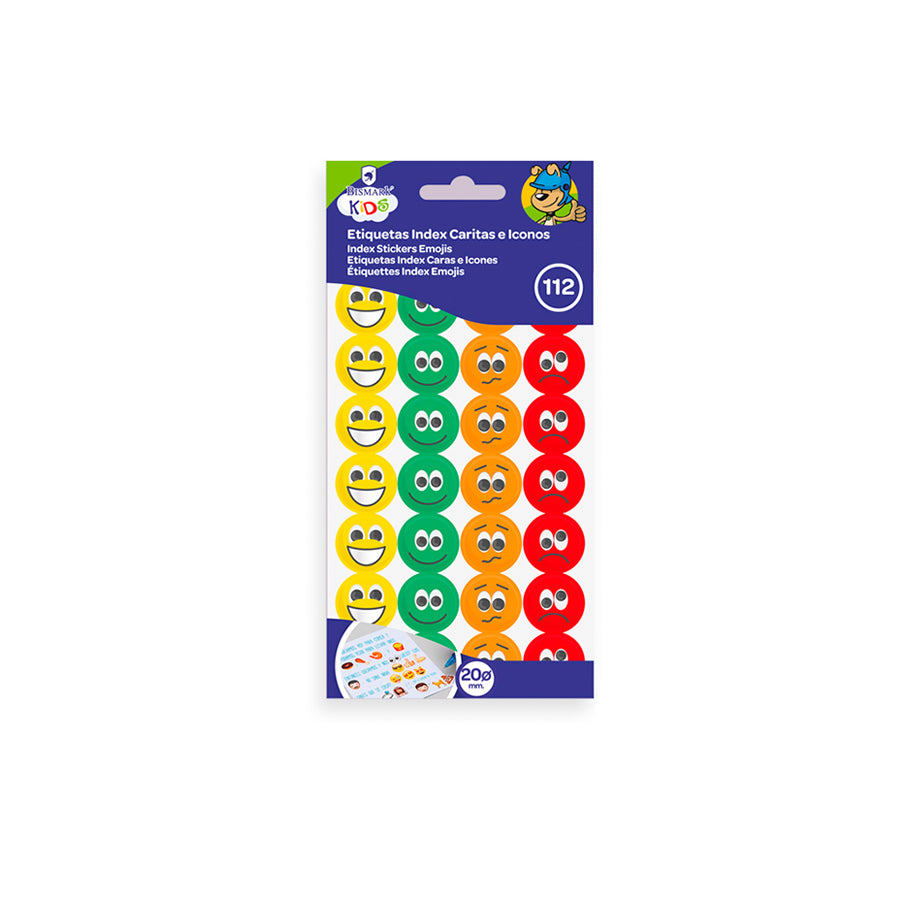 Bismark Pack 144 Autocolantes Smiles