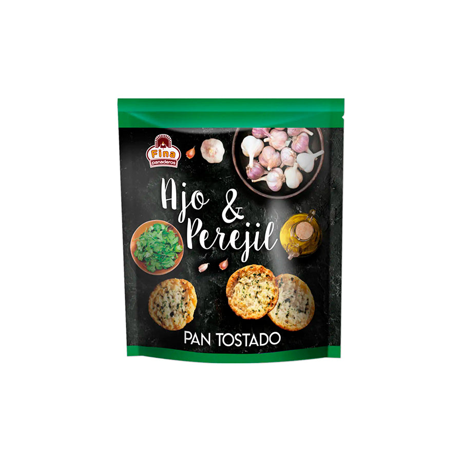 Fina Panaderos Pão Tostado com Alho 160 gr
