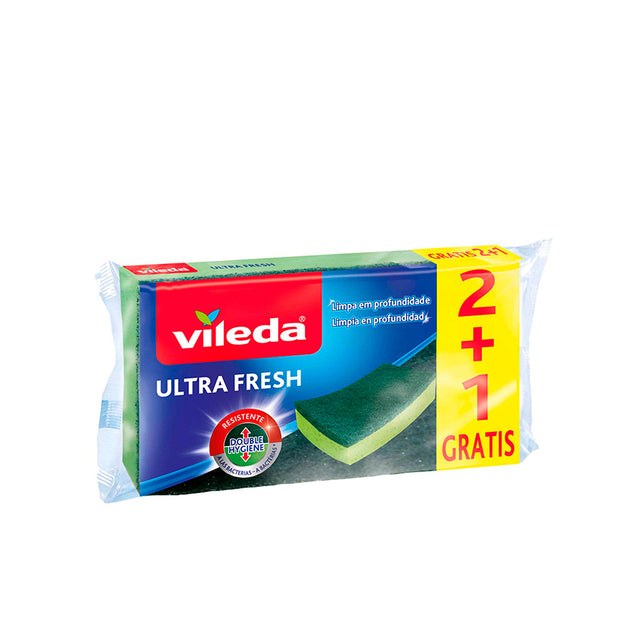 Vileda Esponjas Ultra Fresh 2 + 1 un