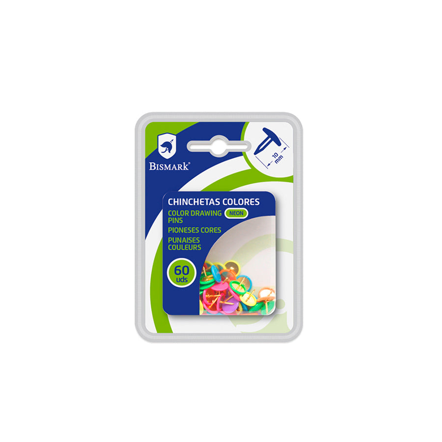 Bismark Pack 60 Pioneses Coloridos
