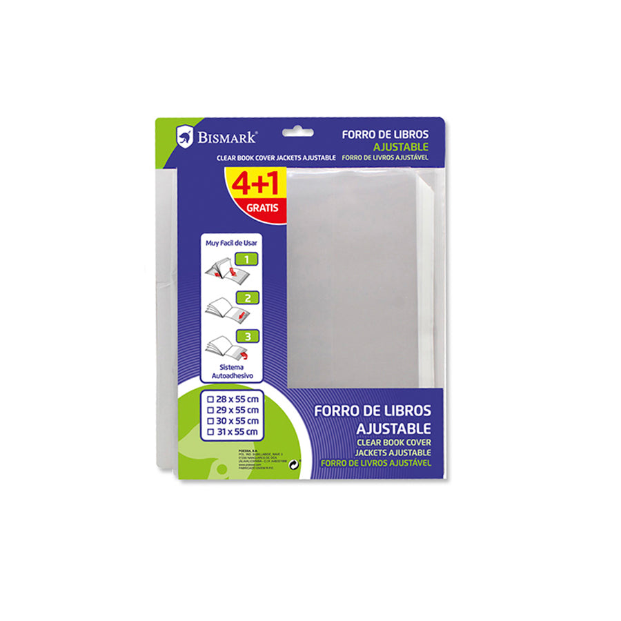Bismark Pack 5 Capas Protetoras para Livros