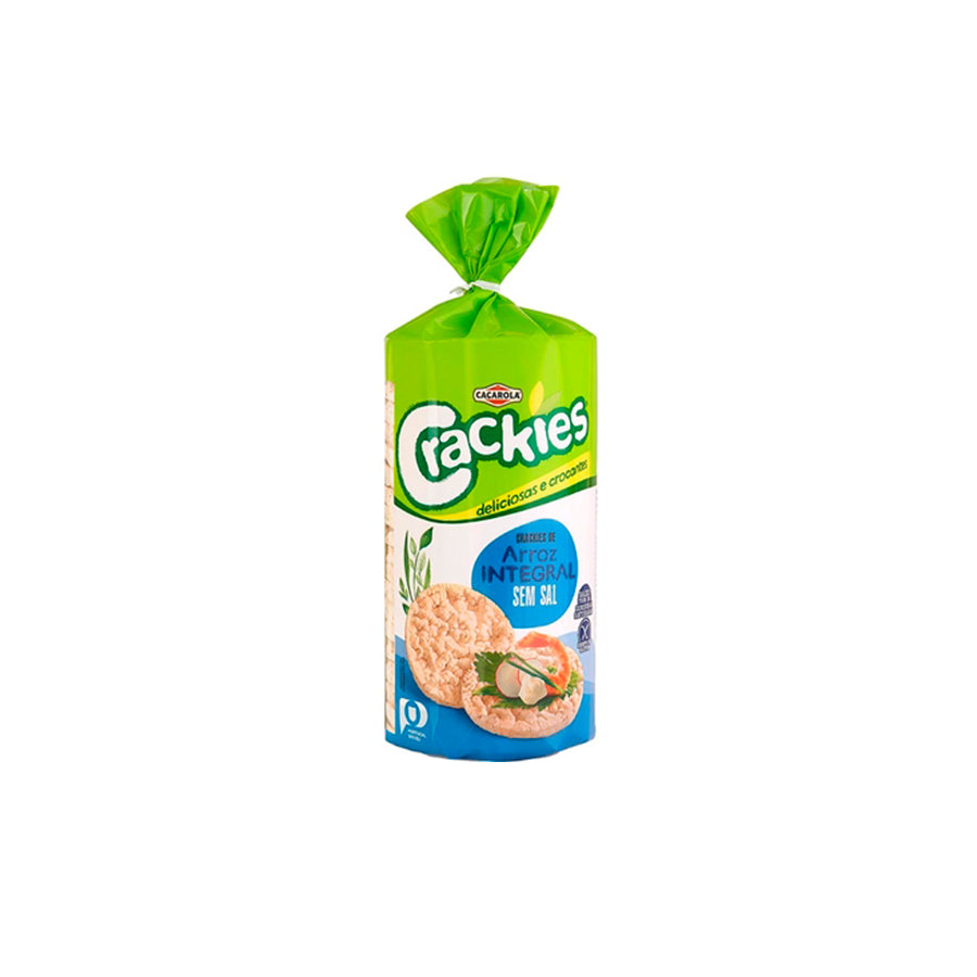 Caçarola Crackies Arroz Integral sem Sal 130 gr