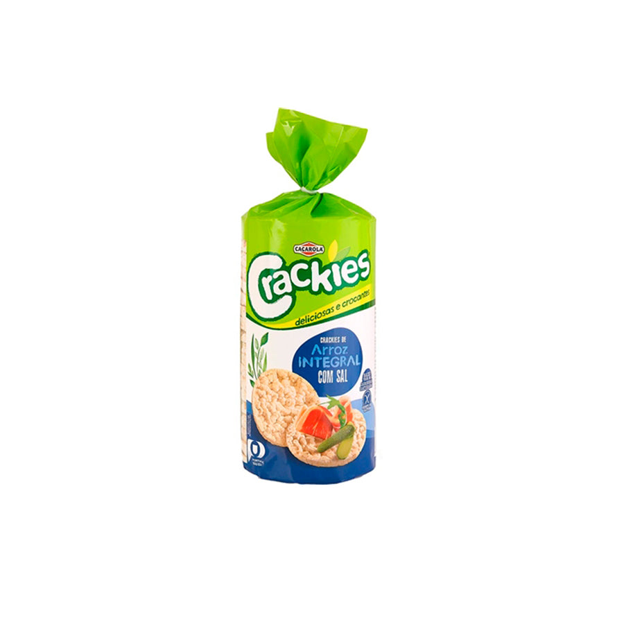 Caçarola Crackies Arroz Integral com Sal 130 gr