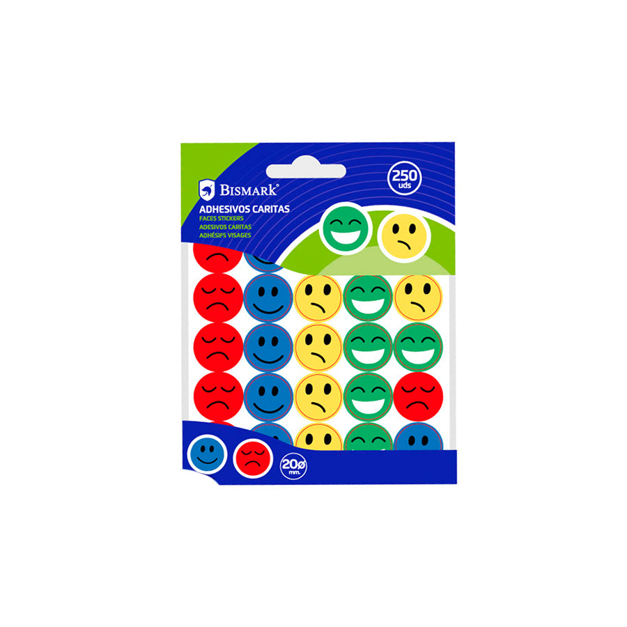 Bismark Pack 250 Autocolantes Faces