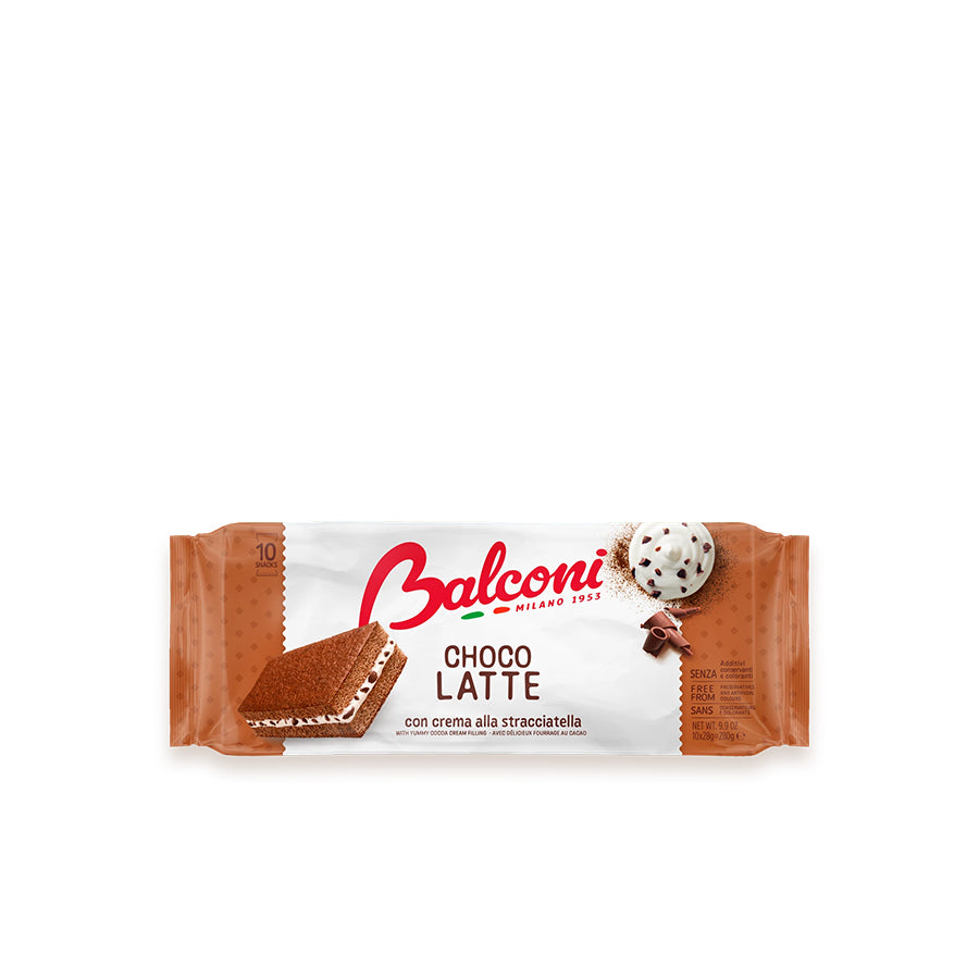 Balconi Choco Latte Stracciatella 10 x 28 gr