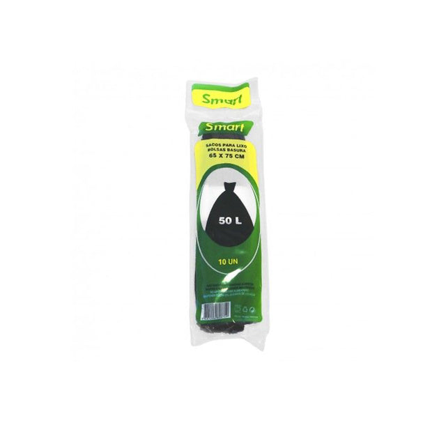 Pack 10 Sacos do Lixo 50 L
