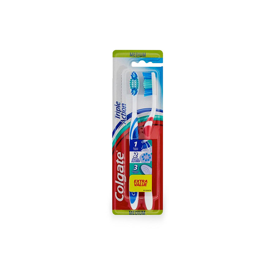 Pack 2 Escovas dos Dentes Colgate Tripla Ação