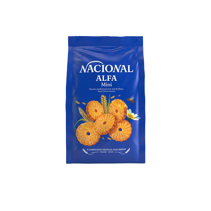 Nacional Bolacha Alfa Mini 120 gr