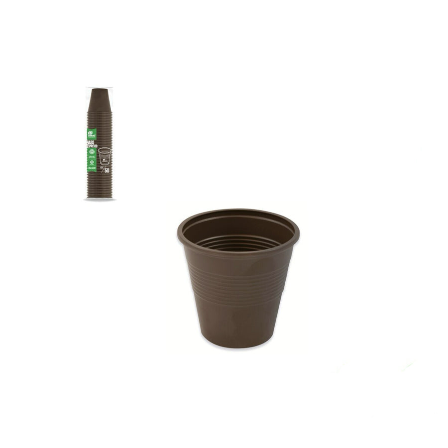 Pack 50 Copos de Café de Plástico 80 cc