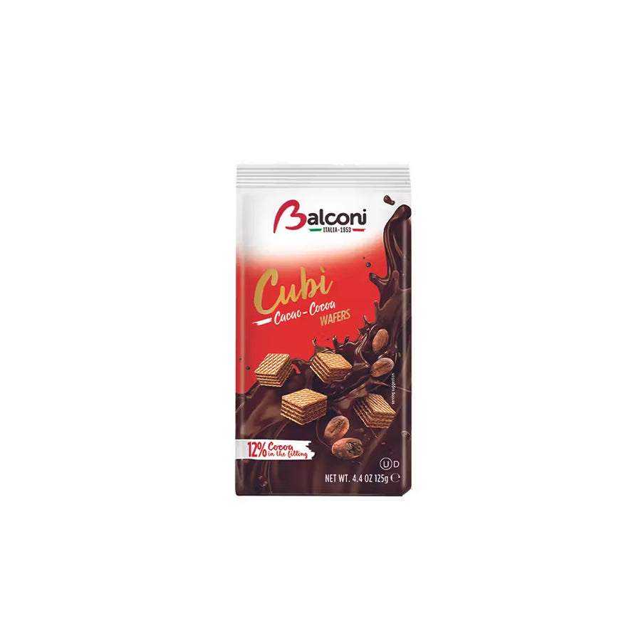 Balconi Bolacha Cubos Chocolate 125 gr
