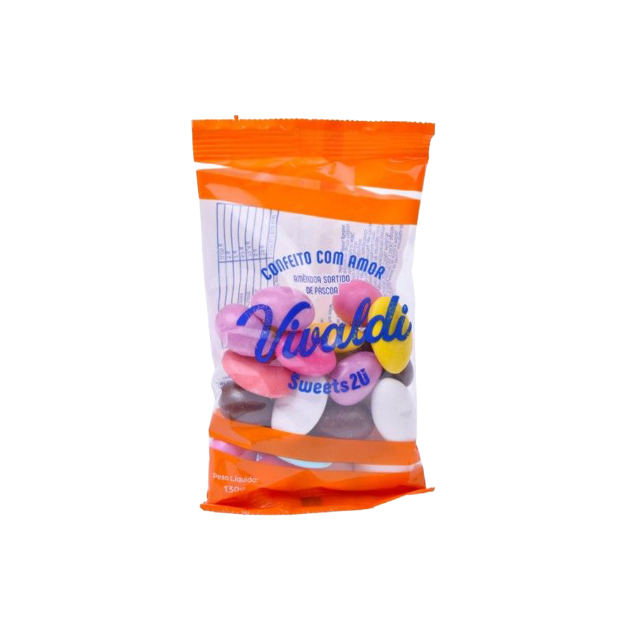Amêndoas Lisas Sortido 130 g Vivaldi