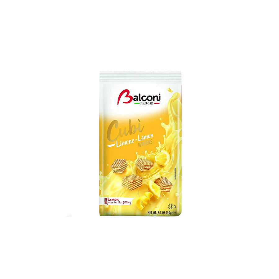 Balconi Bolacha Cubos Limão 250 gr