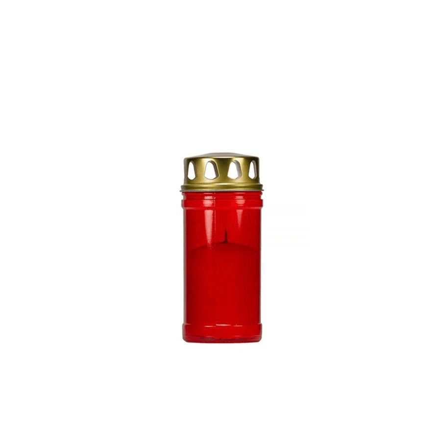 Vela Copo Vermelho com Tampa 30 LL