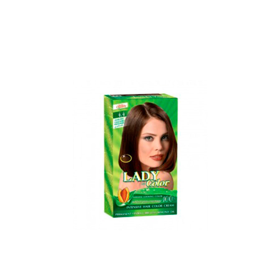 Lady Color Tinta de Cabelo 4/4 Castanho