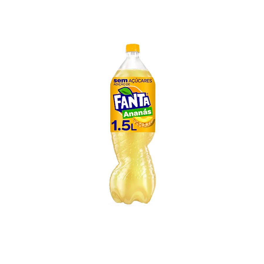 Fanta Ananás Zero Açúcares 1,5 L
