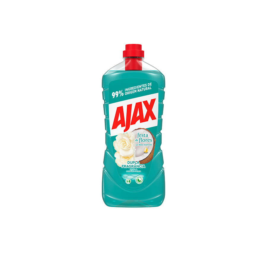 Ajax Lava Tudo Festa de Flores Côco 1 L