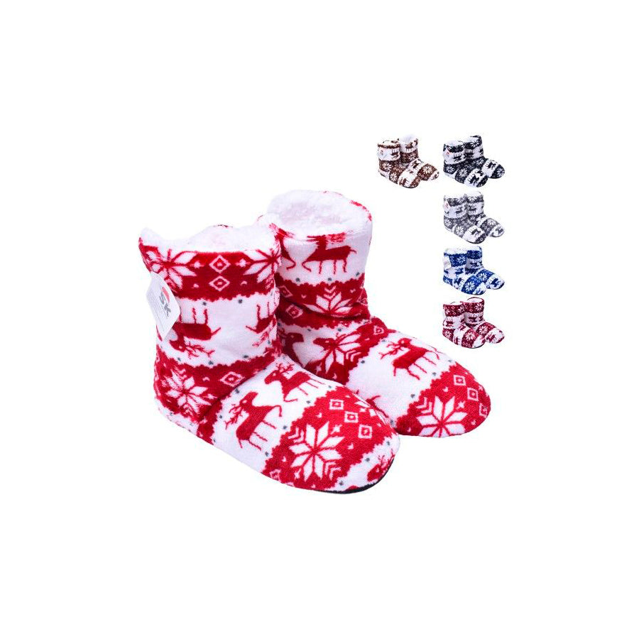 Pantufa Bota Natalícia 24 x 12 cm
