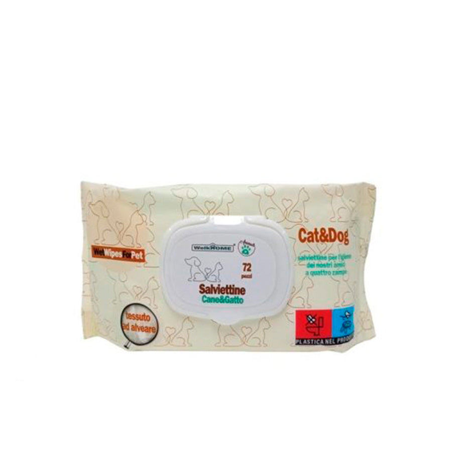 Toalhitas Limpeza Animal 72 un