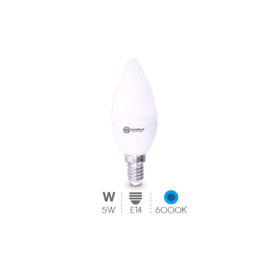 Lâmpada Led Vela 5W 6000K E14