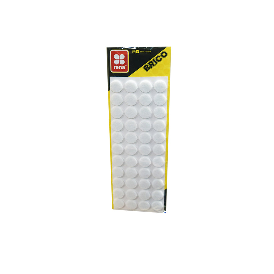 Rena Pack 44 Adesivos Protetores Redondos Brancos 20 mm