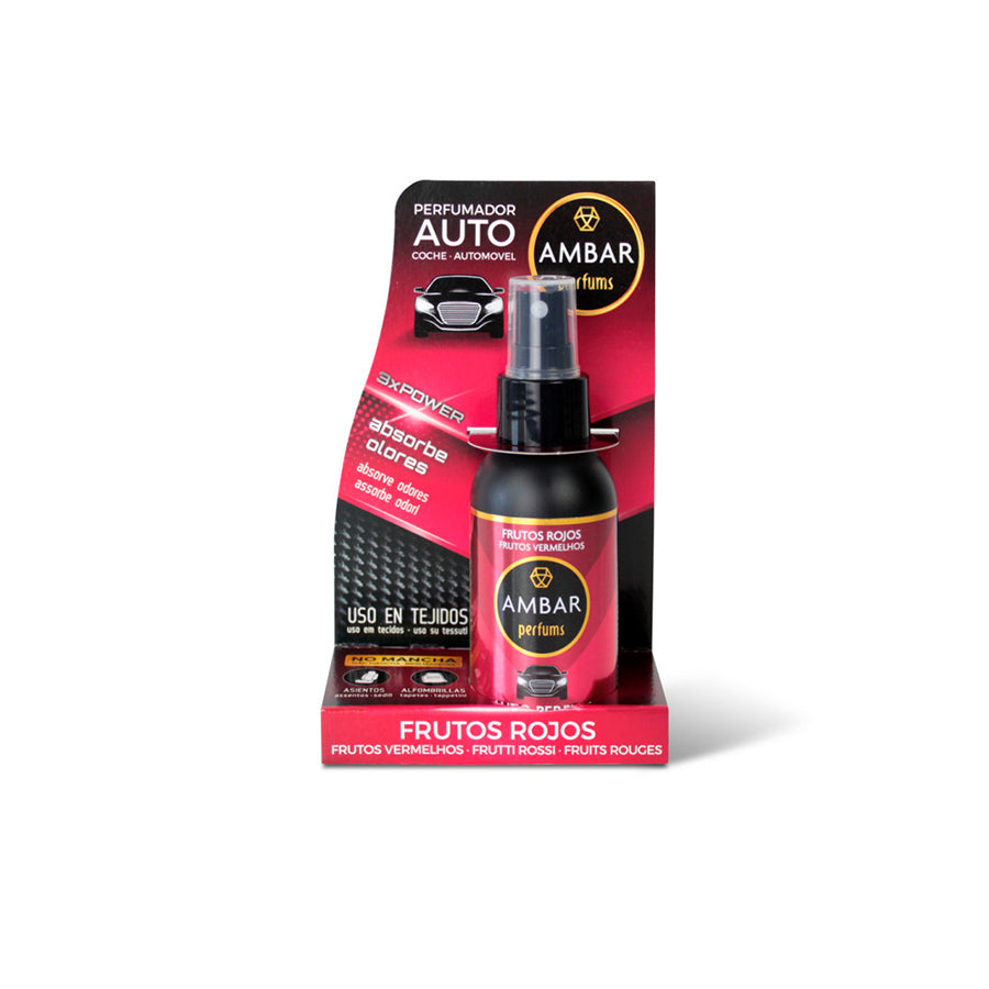 Ambar Ambientador Spray de Carro Frutos Vermelhos 90 ml