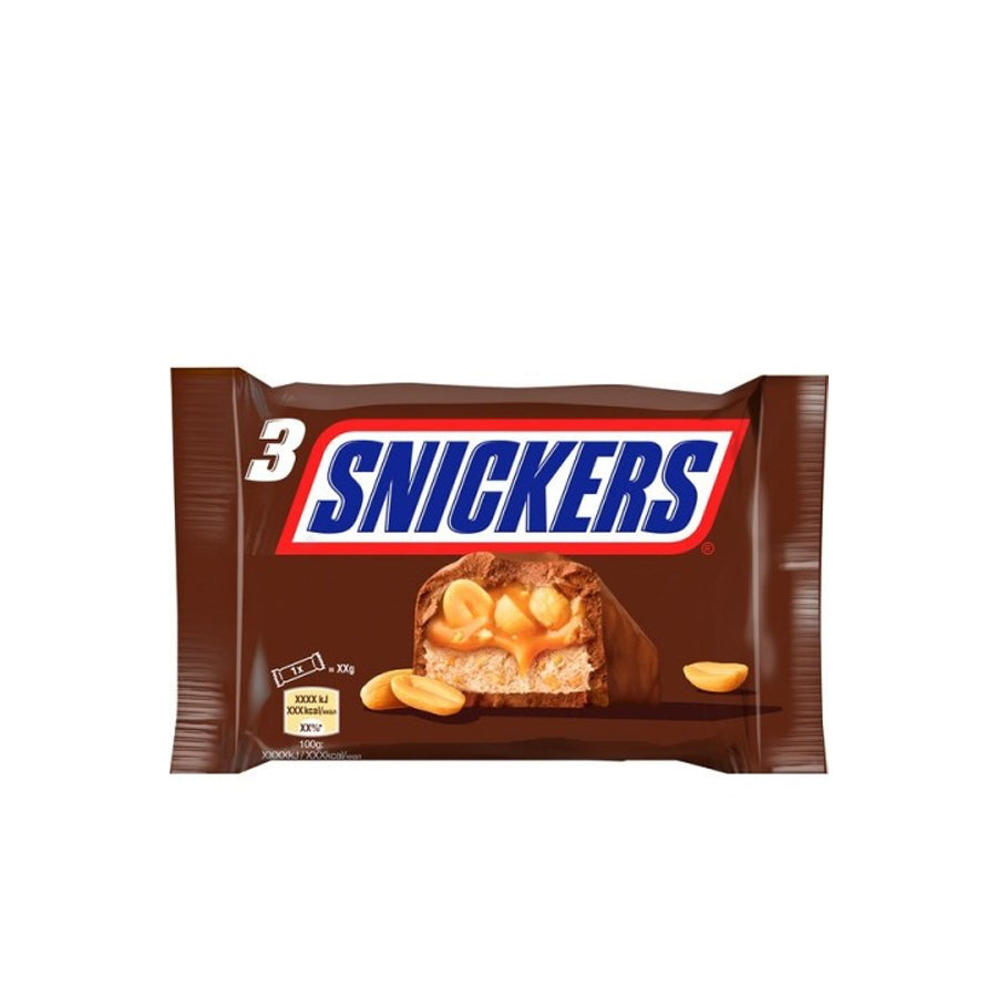 Snickers Chocolate Tripack 3 x 50 gr