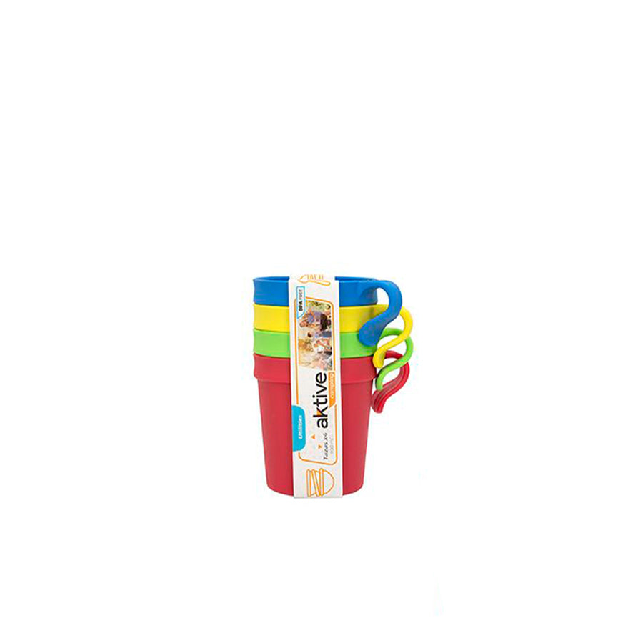 Pack 4 Canecas de Plástico