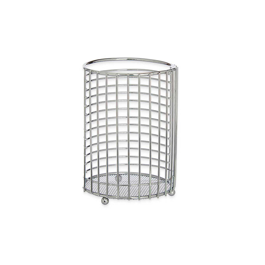 Suporte para Utensílios Cozinha Metal Cromado