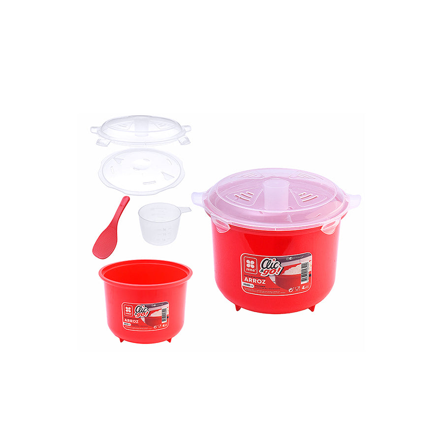 Rena Panela de Microondas para Arroz 2,6 L