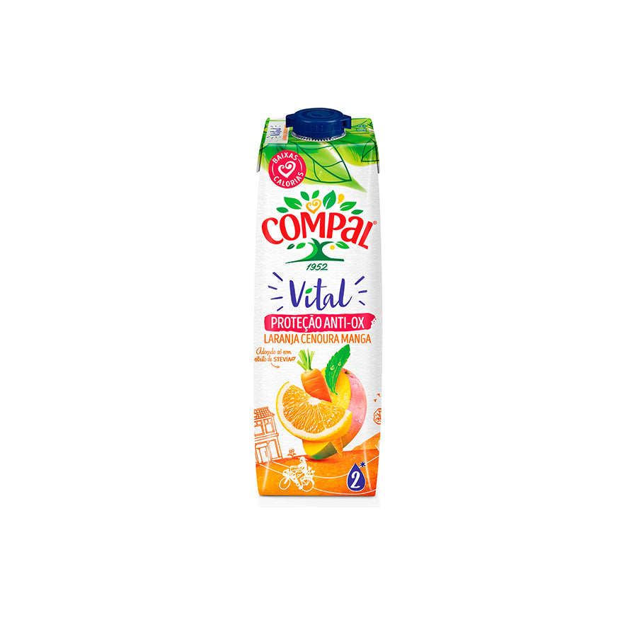 Compal Vital Laranja, Cenoura e Manga 1 L