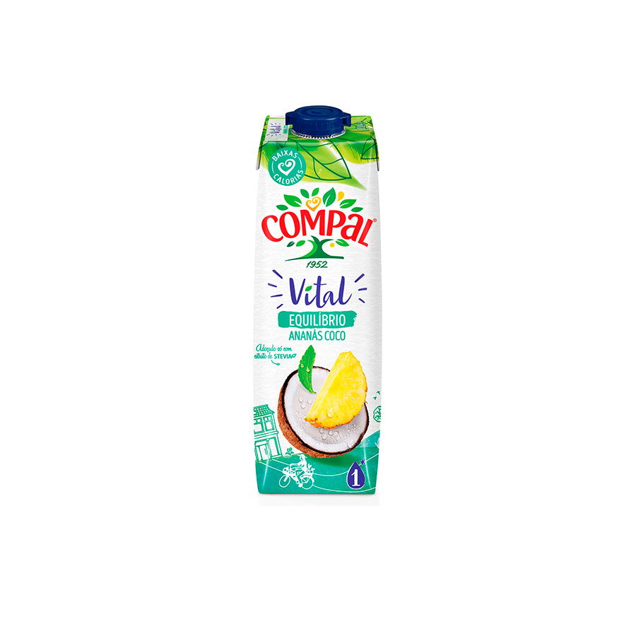 Compal Vital Ananás e Côco 1 L