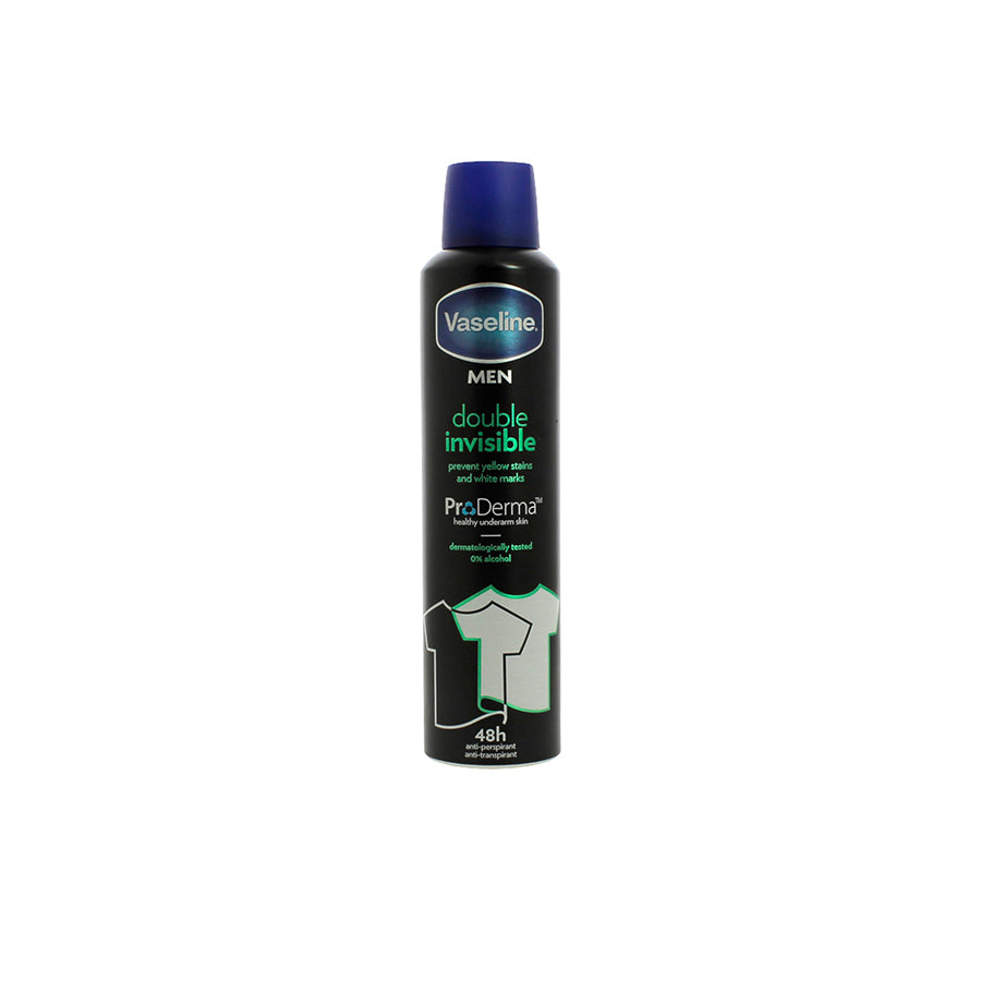 Vaseline Men Desodorizante Spray Double Invisible 250 ml
