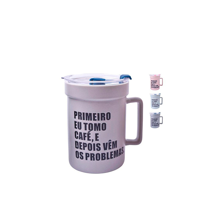 Caneca com Tampa para Café 400 ml