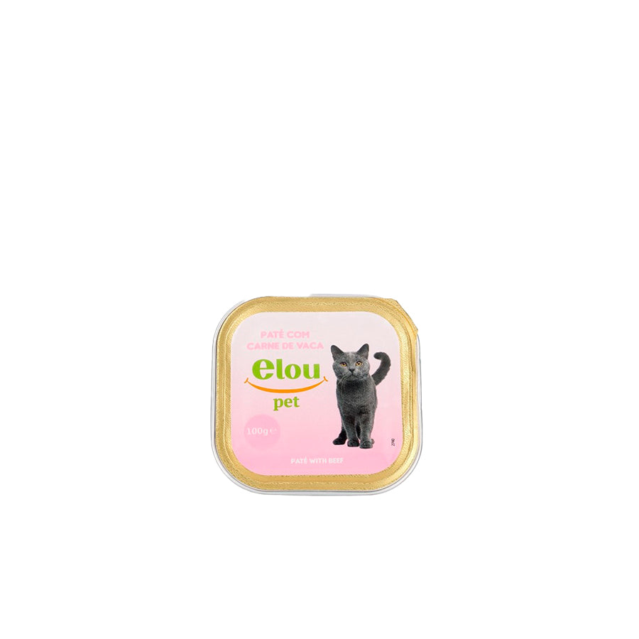 Elou Comida Húmida de Gato Patê Vaca 100 gr