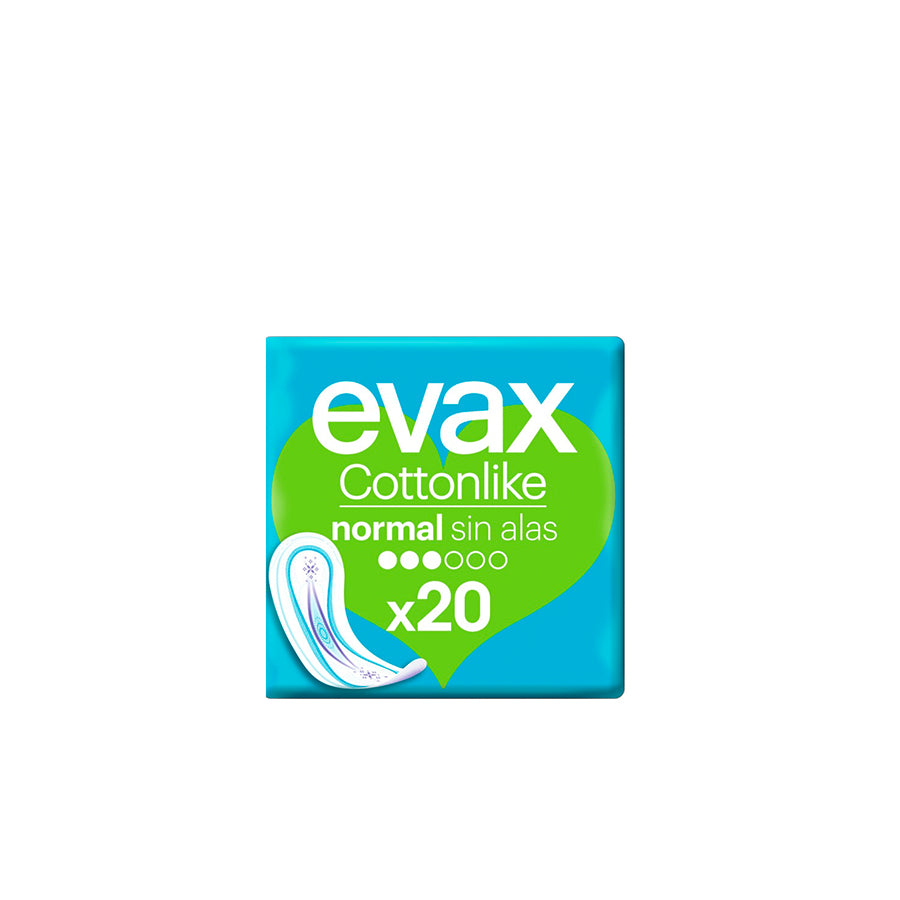 Evax Cottonlike Pensos Higiénicos Normal sem Abas 20 un