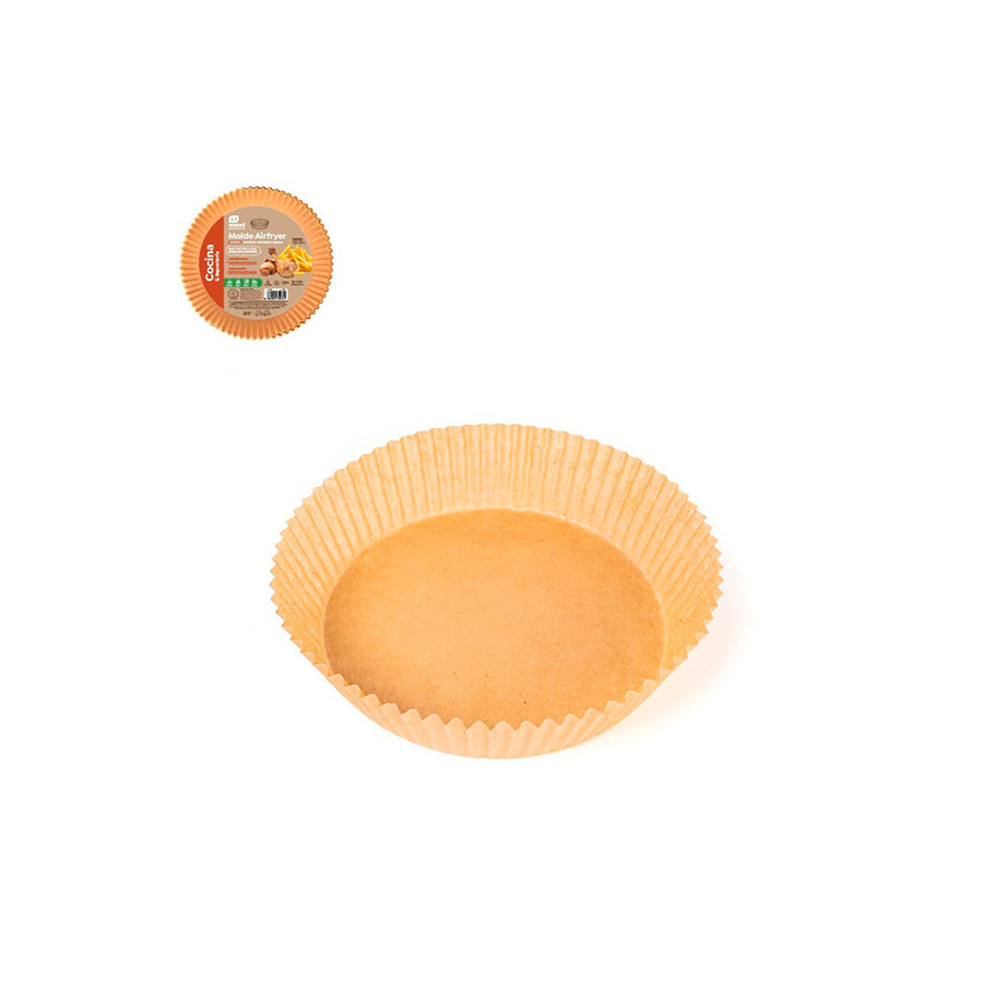 Pack 20 Moldes Papel Air Fryer 16 cm