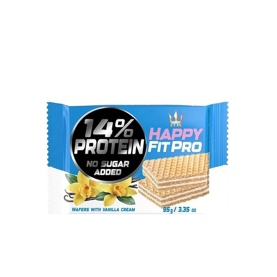 Happy Fit Pro Wafers Baunilha sem Açúcar 95 gr