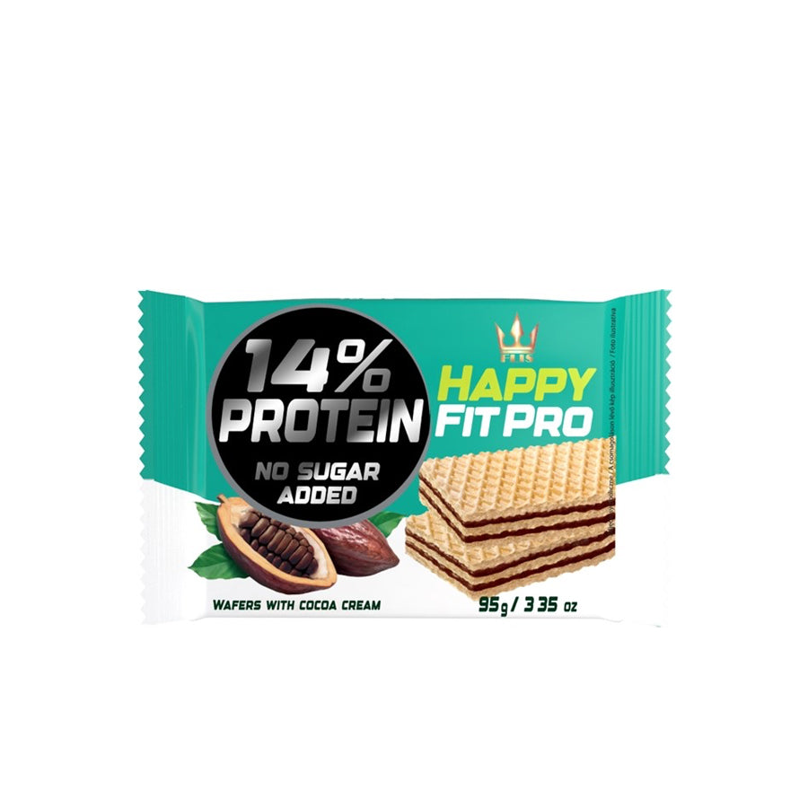 Happy Fit Pro Wafers Cacau sem Açúcar 95 g
