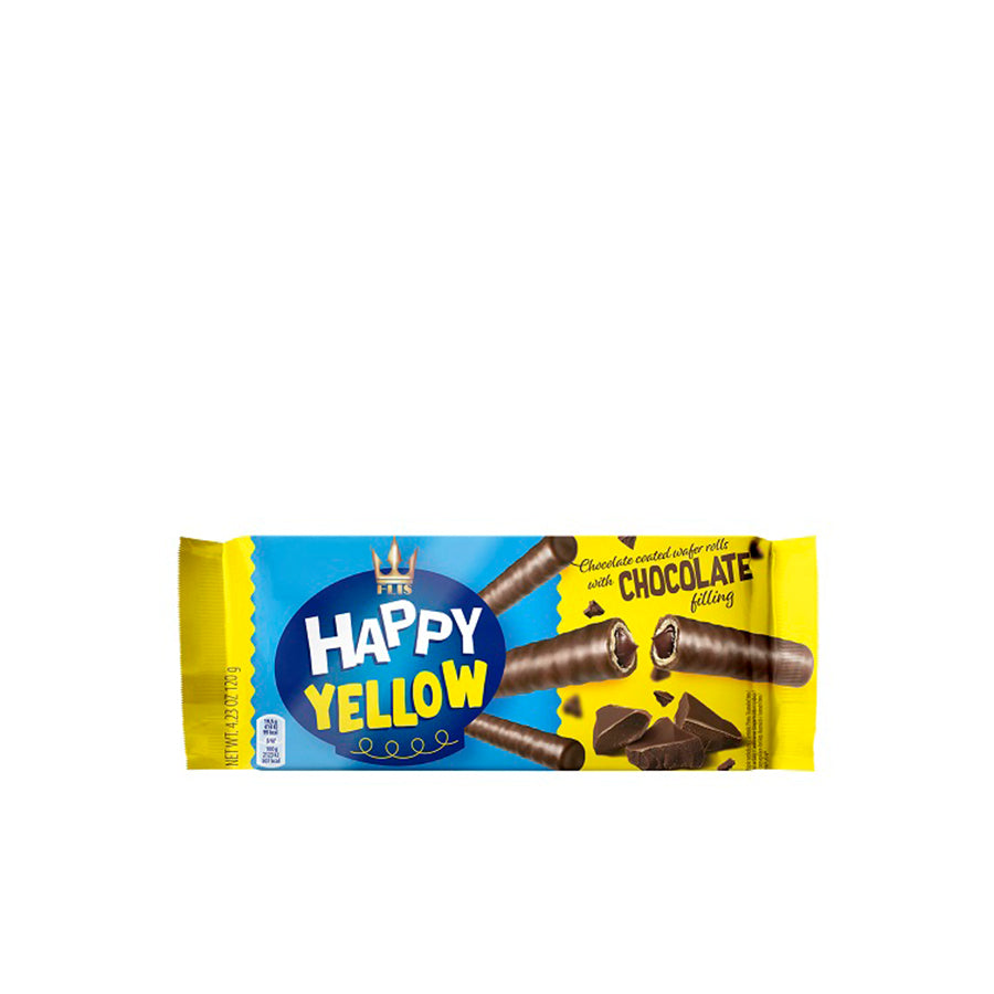 Happy Yellow Rolls Chocolate com Recheiro Chocolate 120 gr