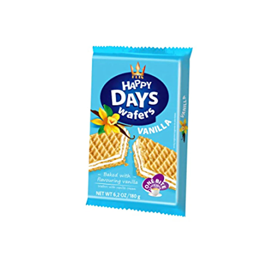 Happy Days Wafers Baunilha 180 gr