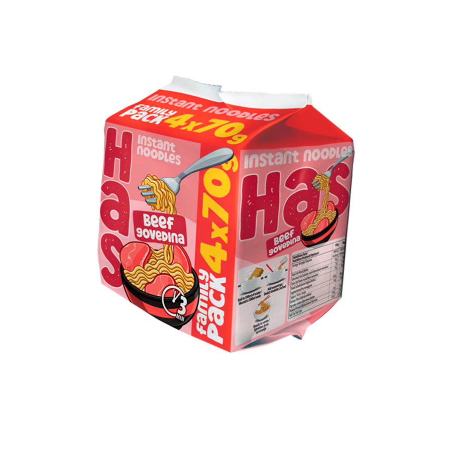 Noodles Pack Familiar Beef 4 x 70 gr