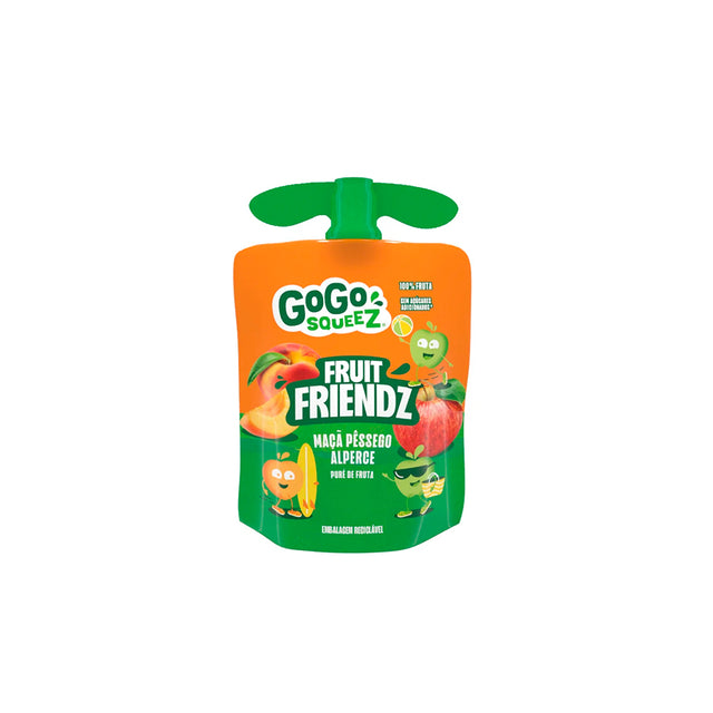 Gogo Squeez Saqueta de Fruta Maçã, Pêssego e Alperce 90 gr