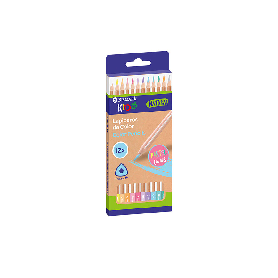 Bismark Pack 12 Lápis de Cor Pastel