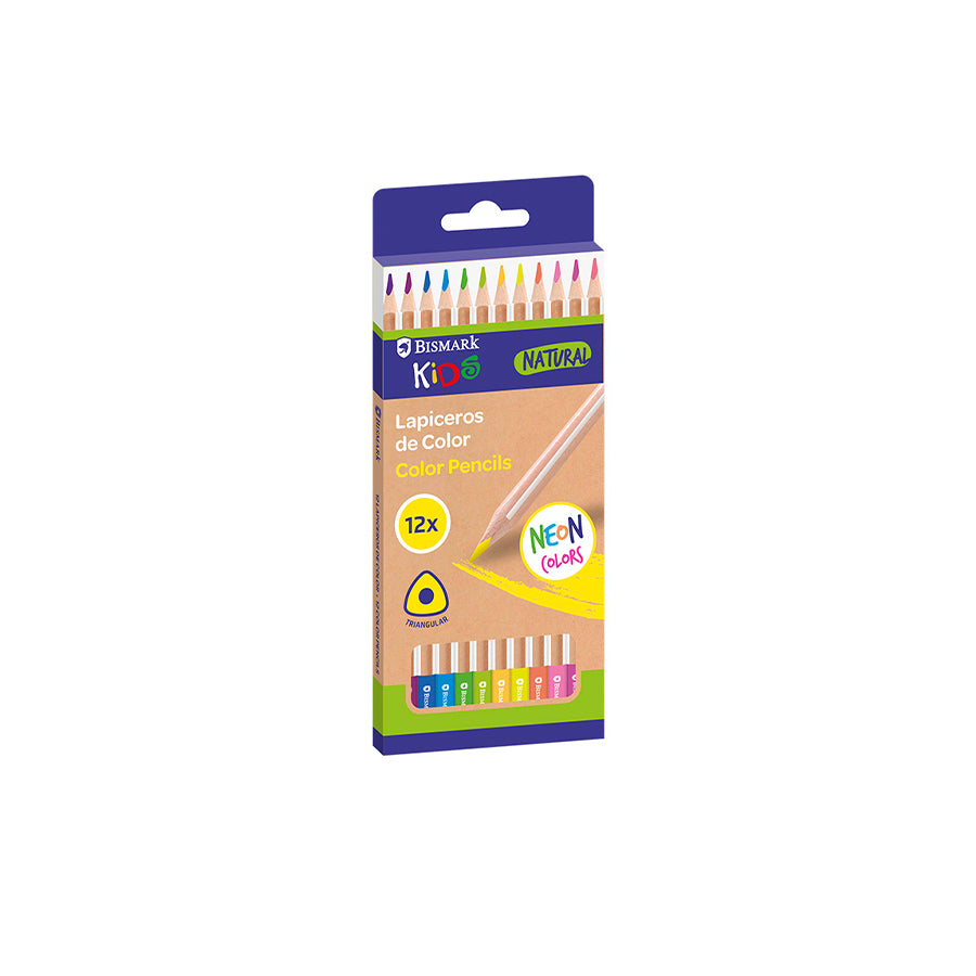 Bismark Pack 12 Lápis Cor Neon