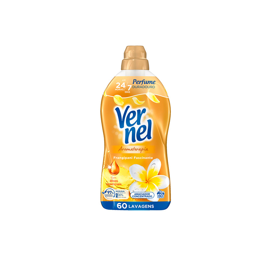 Vernel Amaciador Roupa Aromaterapia Gold 60 Doses