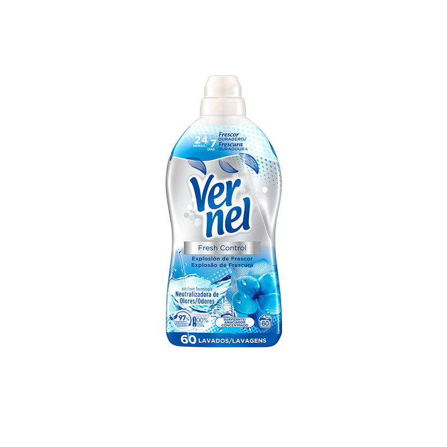 Vernel Amaciador Roupa Fresh Control 60 Doses